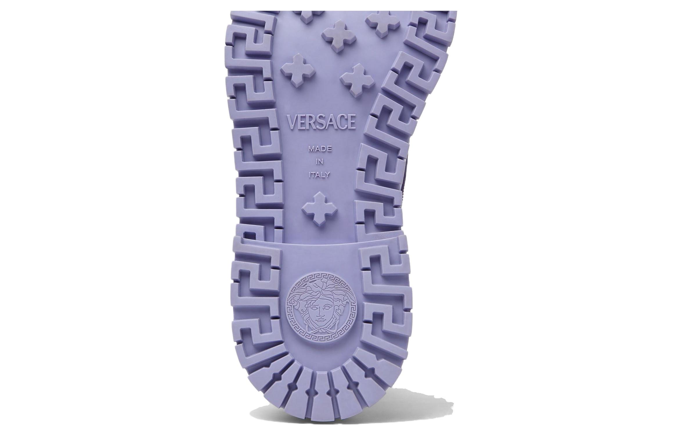 (W) Versace La Medusa Ankle Boots 'Purple' 圖 5