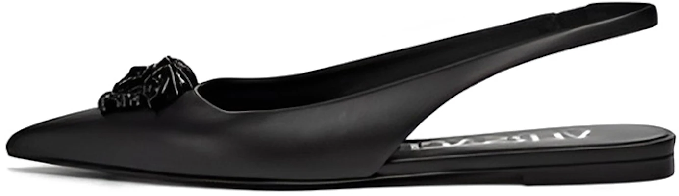 (W) Versace La Medusa Platte Sandalen ''Zwart'' 1003209-DVT2P_1B090 Buy (W) Versace La Medusa Platte Sandalen ''Zwart'' 1003209-DVT2P_1B090