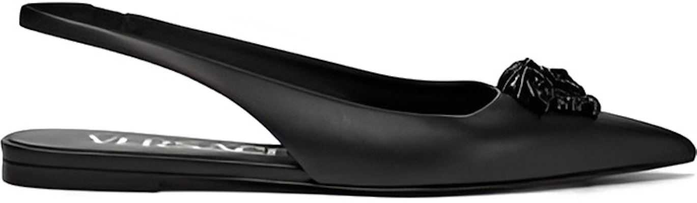 (W) Sandalia Plana Versace La Medusa 'Negra' 1003209-DVT2P_1B090 Order (W) Sandalia Plana Versace La Medusa 'Negra' 1003209-DVT2P_1B090