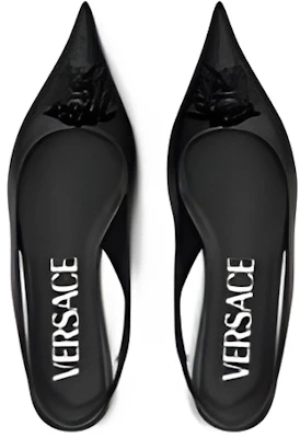 (W) Versace La Medusa Platte Sandalen ''Zwart'' 1003209-DVT2P_1B090 Shop (W) Versace La Medusa Platte Sandalen ''Zwart'' 1003209-DVT2P_1B090