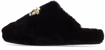 (Women) Versace La Medusa Flats 'Black' ZSL000008-ZPL00011_Z1008 (Women) Versace La Medusa Flats 'Black' ZSL000008-ZPL00011_Z1008