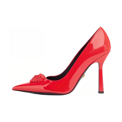 (W) Versace La Medusa High Heel 'Chinese New Year Red'