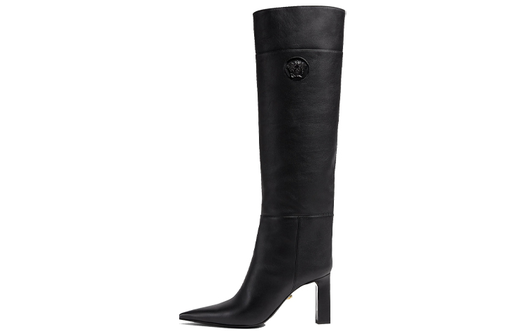 (W) Versace La Medusa High Top Boot 'Black'