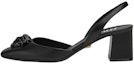 Buy (Women) Versace La Medusa Leather Slingback Sandals 'Black' 1003138-DVT2P_1B090