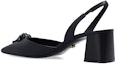 Lookbook (Women) Versace La Medusa Leather Slingback Sandals 'Black' 1003138-DVT2P_1B090