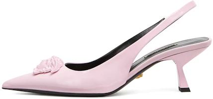 (Women) Versace La Medusa Naplak 'Pink Slingback Heels' DST638H-D1VE_1P670 (Women) Versace La Medusa Naplak 'Pink Slingback Heels' DST638H-D1VE_1P670