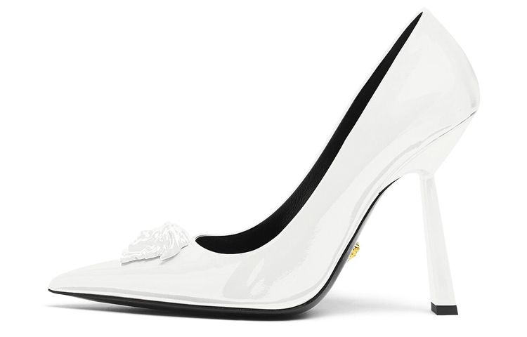 Buy (Women) Versace La Medusa Naplak 'White High Heel' DST625O-D1VE_1W040