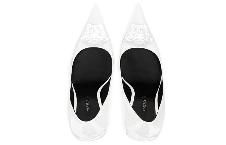 (W) Versace La Medusa Naplak 'White High Heel' 圖 4