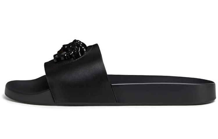 (W) Versace La Medusa Slide 'Black Fashion'