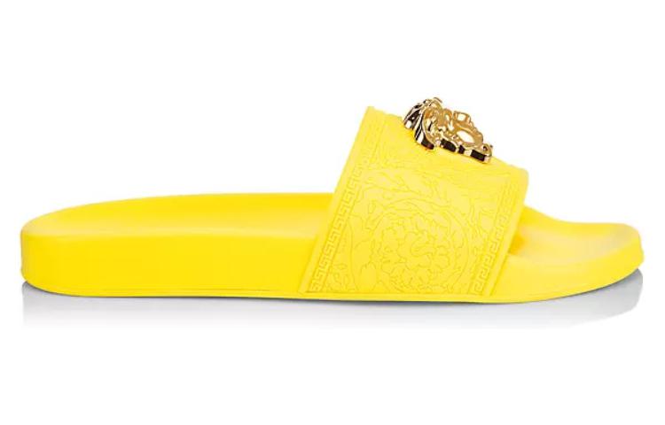 (W) Versace La Medusa Slides Yellow Gold 圖 2