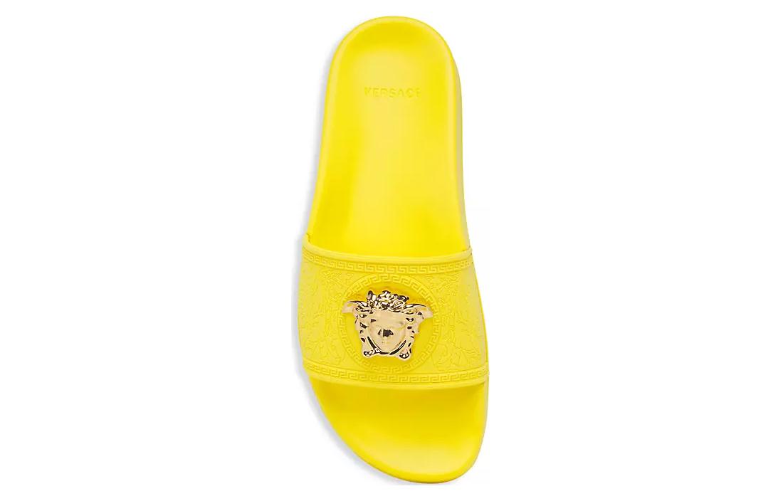 (W) Versace La Medusa Slides Yellow Gold 圖 5