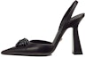 Buy (W) Versace La Medusa Slingback Pumps Hitam Hitam 1001207-DVT2P_1B090