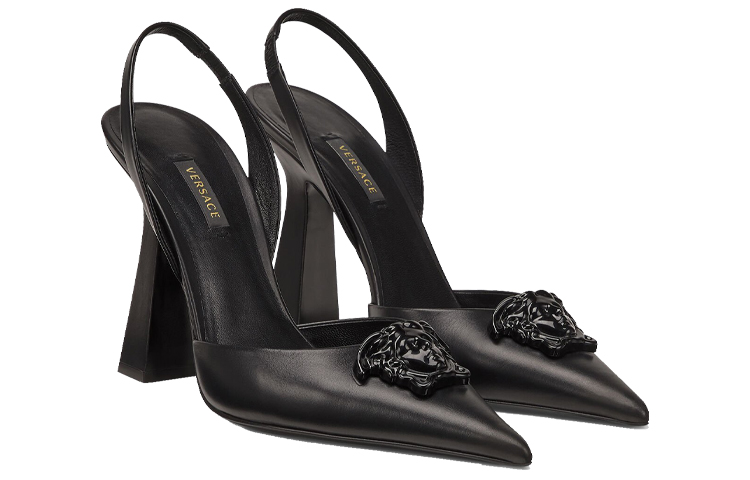 Lookbook VERSACE 范思哲 La Medusa 露跟高跟鞋 女款 黑色