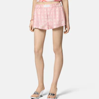 Shop (W) VERSACE La Vacanza SS24 Celana Renang Wanita Motif Starfish - Putih 1016548-1A11577-5PB40