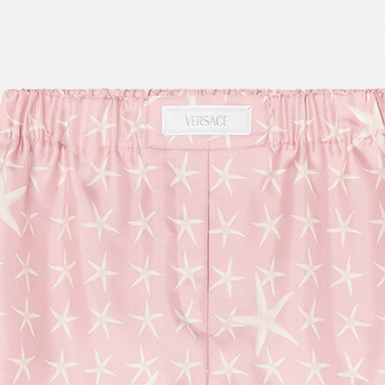 Sizing (W) ヴェルサーチ La Vacanza SS24 スターフィッシュプリント水着ショーツ レディース - ホワイト 1016548-1A11577-5PB40