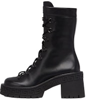 (Women) Versace Leather Fashion Lace-Up Boots 'Black' 1005900-1A04060_1B000 (Women) Versace Leather Fashion Lace-Up Boots 'Black' 1005900-1A04060_1B000