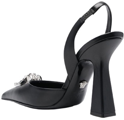 (Women) Versace Leather Fashion Slip-On Chunky High Heels 'Black' 1001207DVT2P1B00P Lookbook (Women) Versace Leather Fashion Slip-On Chunky High Heels 'Black' 1001207DVT2P1B00P