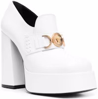 (W) Mules de Tacón Alto de Cuero Versace 'Blancas de Moda con Tacón Grueso' 1010175-DVT2P_1W00V Order (W) Mules de Tacón Alto de Cuero Versace 'Blancas de Moda con Tacón Grueso' 1010175-DVT2P_1W00V