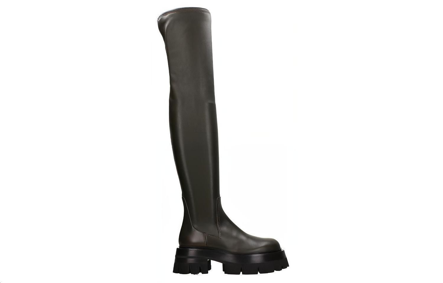 Order (W) Bota Alta de Cuero Versace 'Moda Negra' 1000833-1A00681_1K460