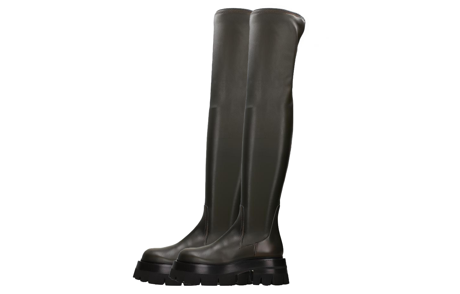 Lookbook (W) Bota Alta de Cuero Versace 'Moda Negra' 1000833-1A00681_1K460