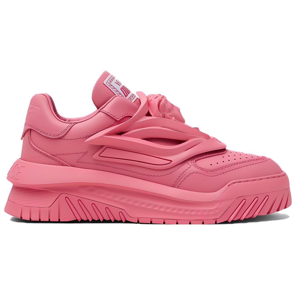 (W) Versace Leather Low-Top Lace-Up 'Fashion Pink' 圖 2