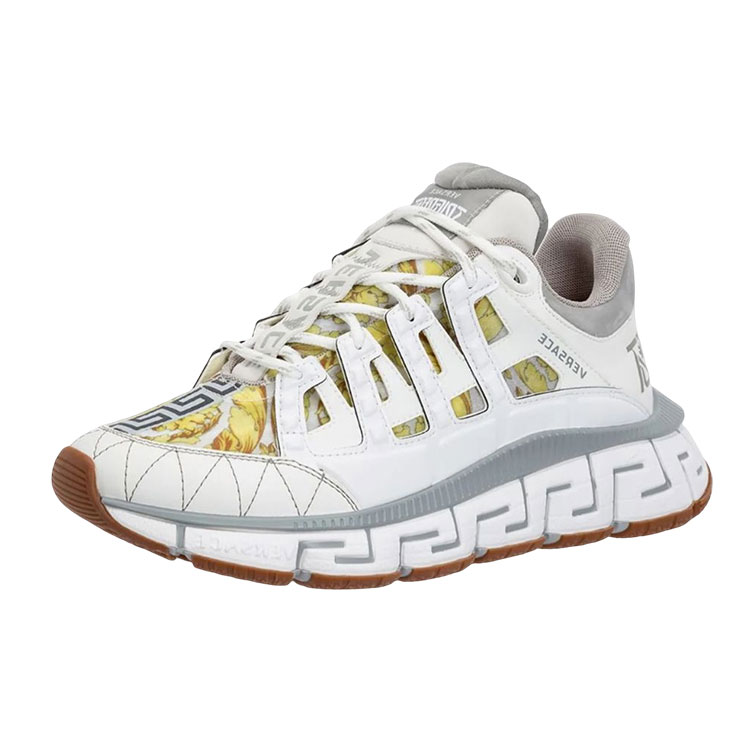 Lookbook (Women) VERSACE Leather Low-Top Sneaker 'White' 1004182D16TCGD014H0