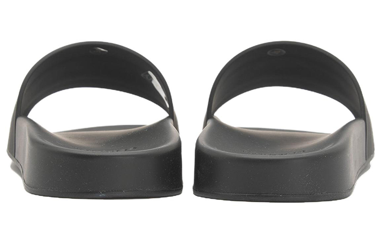 Shop (W) ヴェルサーチ レザー オープン トゥ サンダル (黒) DSR999CS-DGOS_D41