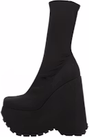 (Women) Versace Leather Platform Ankle Boots 'Black' 1005884-1A03159_1B000 (Women) Versace Leather Platform Ankle Boots 'Black' 1005884-1A03159_1B000