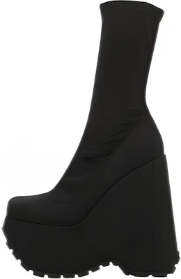 (Women) Versace Leather Platform Ankle Boots 'Black' 1005884-1A03159_1B000 Buy (Women) Versace Leather Platform Ankle Boots 'Black' 1005884-1A03159_1B000