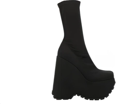 (Women) Versace Leather Platform Ankle Boots 'Black' 1005884-1A03159_1B000 Order (Women) Versace Leather Platform Ankle Boots 'Black' 1005884-1A03159_1B000