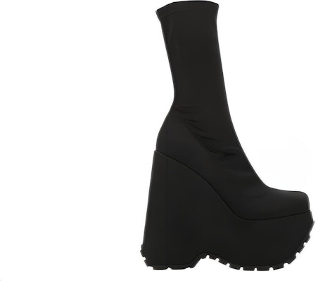 (Women) Versace Leather Platform Ankle Boots 'Black' 1005884-1A03159_1B000 Order (Women) Versace Leather Platform Ankle Boots 'Black' 1005884-1A03159_1B000