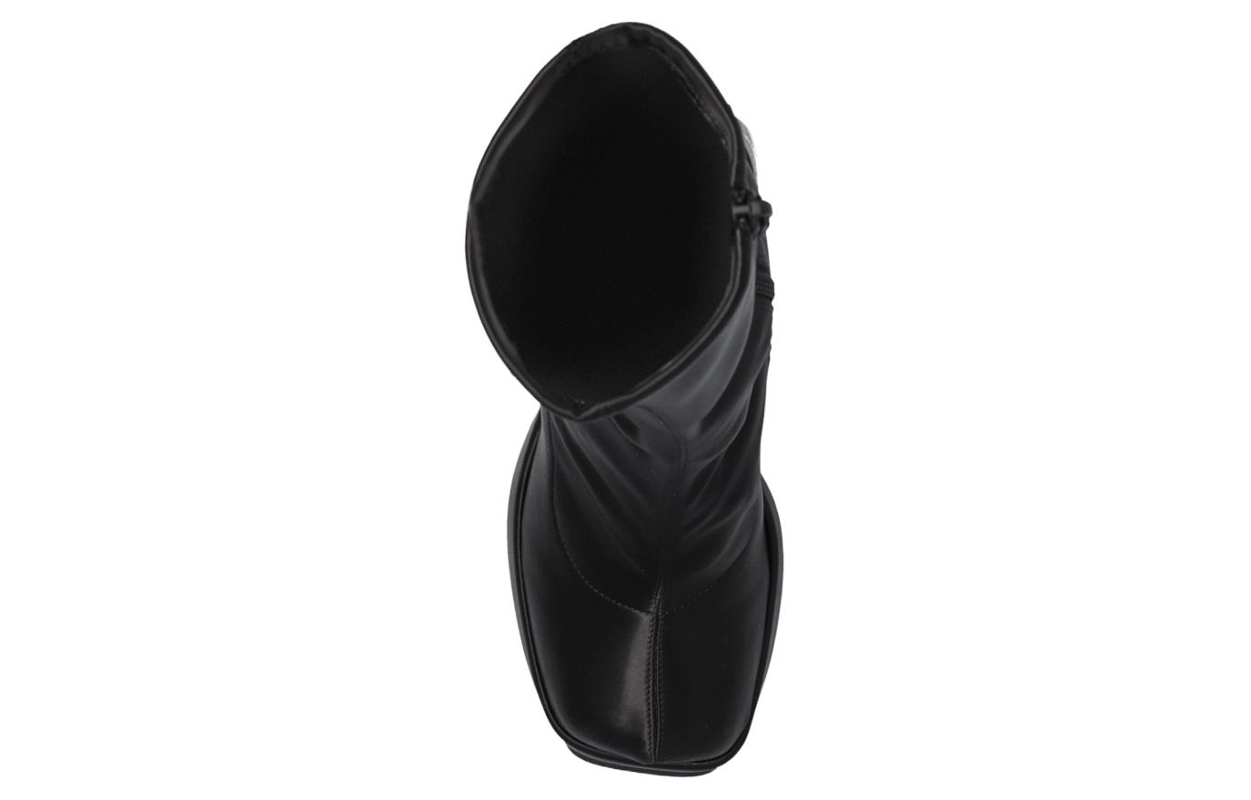 Purchase (Women) Versace Leather Platform Ankle Boots 'Black' 1005884-1A03159_1B000