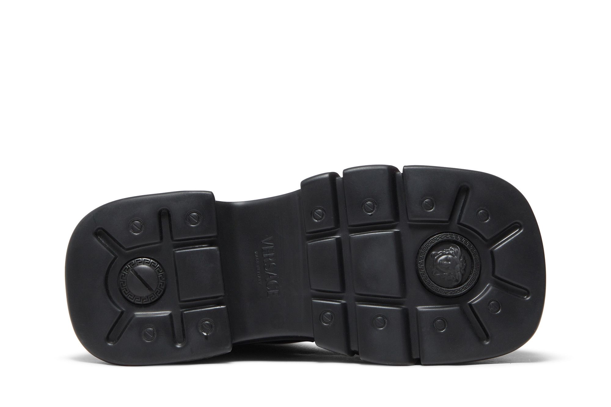 Shop (W) But Versace Kulit Platform 'Hitam' 1008871-DVT51-1B000