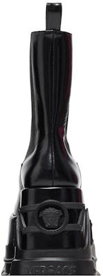 (W) Versace Sepatu Boot Platform Kulit 'Hitam' 1008871-DVT51-1B000 Sizing (W) Versace Sepatu Boot Platform Kulit 'Hitam' 1008871-DVT51-1B000