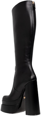 (Women) Versace Leather Platform Knee High Boots 'Black' 1003876-DVT2P_1B00V Shop (Women) Versace Leather Platform Knee High Boots 'Black' 1003876-DVT2P_1B00V