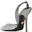Shop (W) Versace Slingback Stiletto Kulit Hujung Runcing 'Perak' DST561P-1A02768_1E01V