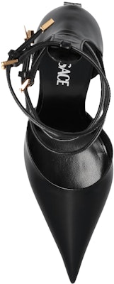 (Women) Versace Leather Pointed Toe Buckle Stiletto Heels 'Black' 1007256-DVT51_1B00L Shop (Women) Versace Leather Pointed Toe Buckle Stiletto Heels 'Black' 1007256-DVT51_1B00L