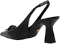 Shop (W) 베르사체 블랙 가죽 포인티드 샌들 1002388-DVT2P_1B090