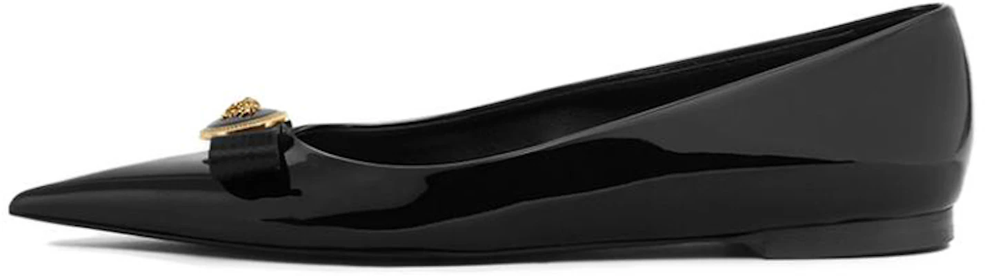 (W) Versace Mocassini in Pelle a Punta ''Neri'' 1013456-1A08983_1B00V Buy (W) Versace Mocassini in Pelle a Punta ''Neri'' 1013456-1A08983_1B00V