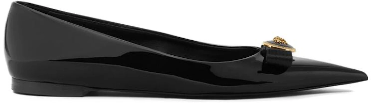(W) Versace Mocassini in Pelle a Punta ''Neri'' 1013456-1A08983_1B00V Order (W) Versace Mocassini in Pelle a Punta ''Neri'' 1013456-1A08983_1B00V