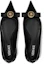 Shop (W) Versace Mocassini in Pelle a Punta ''Neri'' 1013456-1A08983_1B00V