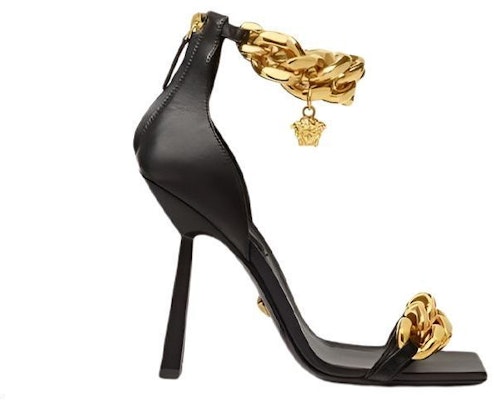 VERSACE 范思哲 皮革涼鞋 女款 黑色 Order VERSACE 范思哲 皮革涼鞋 女款 黑色