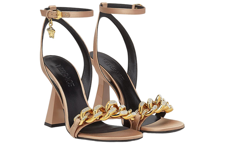 (W) Versace Leather Slide 'Nude' 圖 3