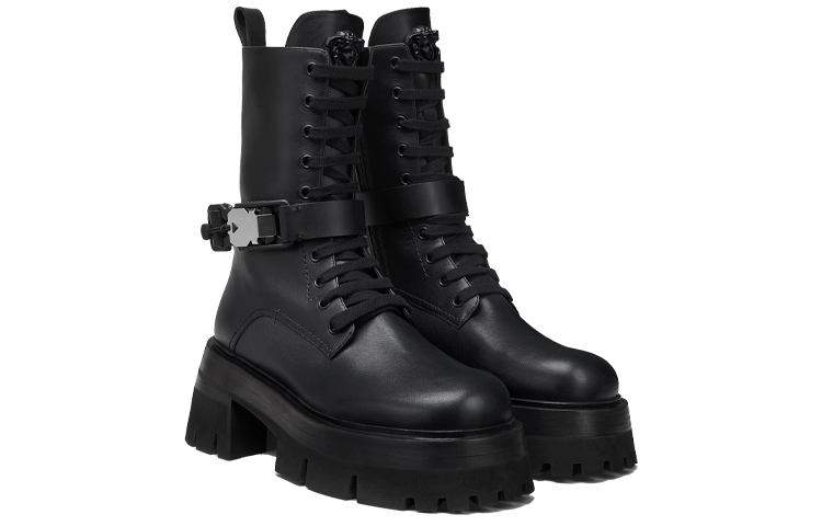 Lookbook (Women) Versace Leonidas Boot 'Black' 1000822-1A00633_1B00P