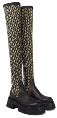 (Women) Versace Leonidas High Top 'Black' 1002055-1A01533_5B150 Lookbook (Women) Versace Leonidas High Top 'Black' 1002055-1A01533_5B150