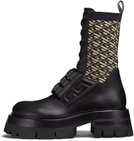 (Women) Versace Leonidas Leather 'Black Motorcycle Boot' 1001812-1A01594_5B150 (Women) Versace Leonidas Leather 'Black Motorcycle Boot' 1001812-1A01594_5B150