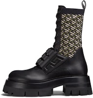 (Women) Versace Leonidas Leather 'Black Motorcycle Boot' 1001812-1A01594_5B150 (Women) Versace Leonidas Leather 'Black Motorcycle Boot' 1001812-1A01594_5B150