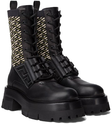 (W) Sepatu Boot Motor Kulit Hitam Versace Leonidas 1001812-1A01594_5B150 Lookbook (W) Sepatu Boot Motor Kulit Hitam Versace Leonidas 1001812-1A01594_5B150