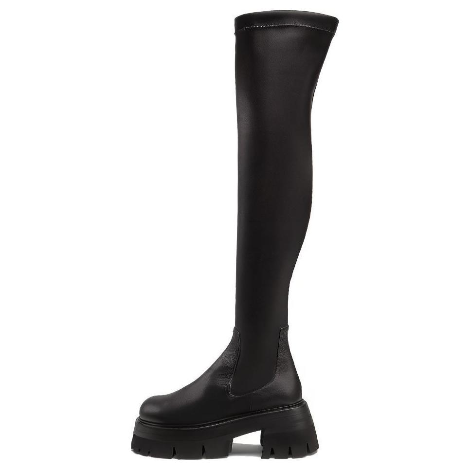 (W) Versace Leonidas Over-The-Knee Boots 'Black'