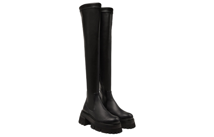 (W) Versace Leonidas Over-The-Knee Boots 'Black' 圖 3